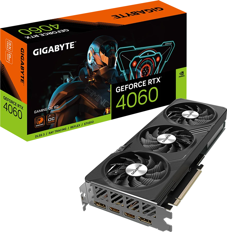 کارت گرافیک GIGABYTE GeForce RTX 4060 Gaming OC 8GB