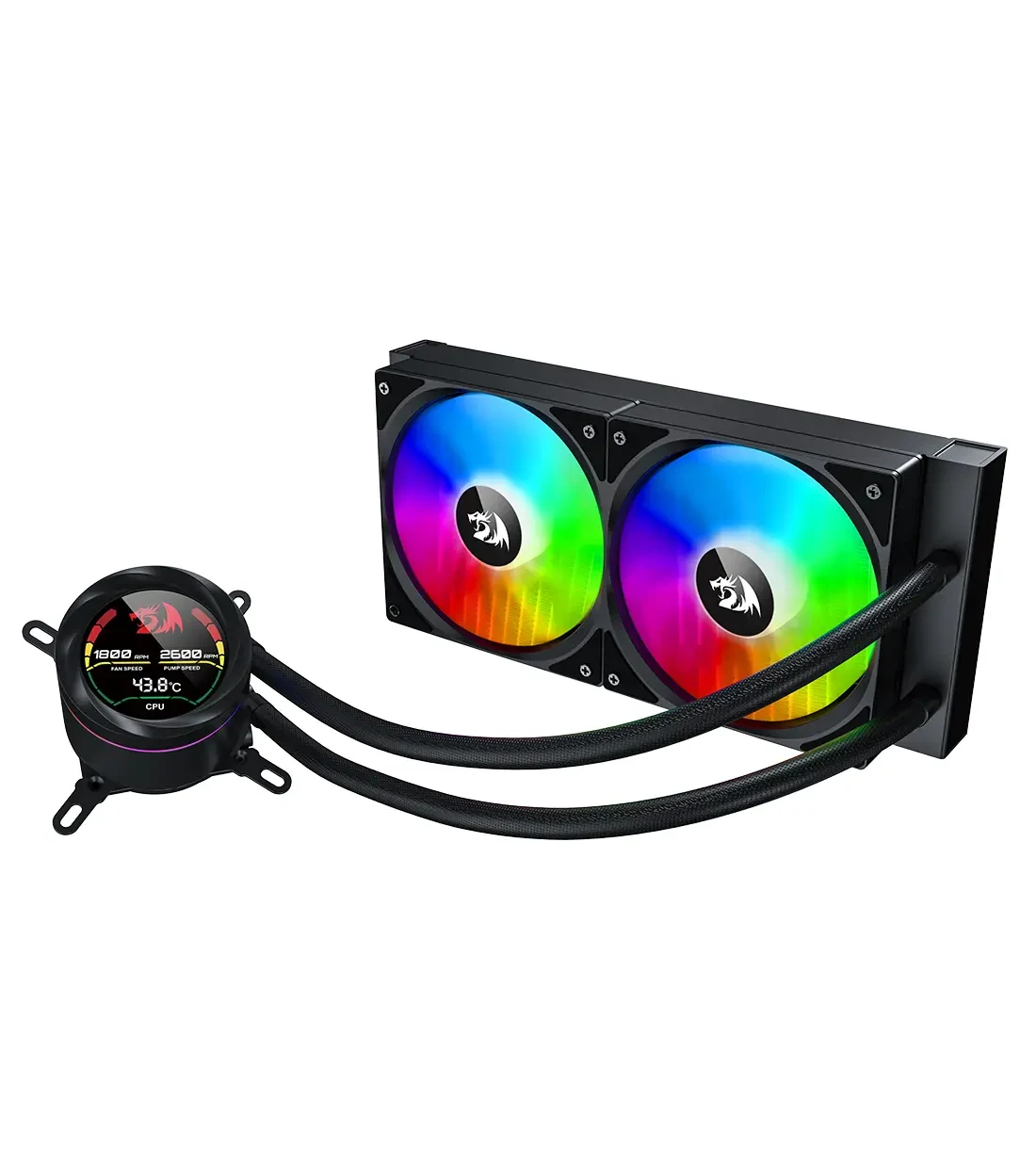 خنک کننده پردازنده WATERCOOLING  CCW-1019 240 BLACK REDRAGON