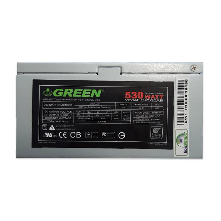 پاور GREEN GP-530AB STOCK 530W