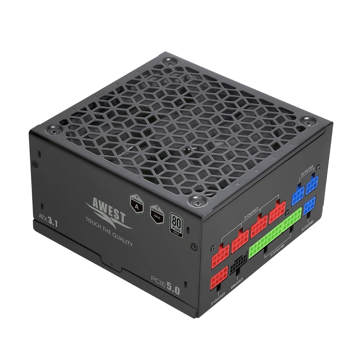 پاور کیس AWEST AV750 GFB GOLD V3 750