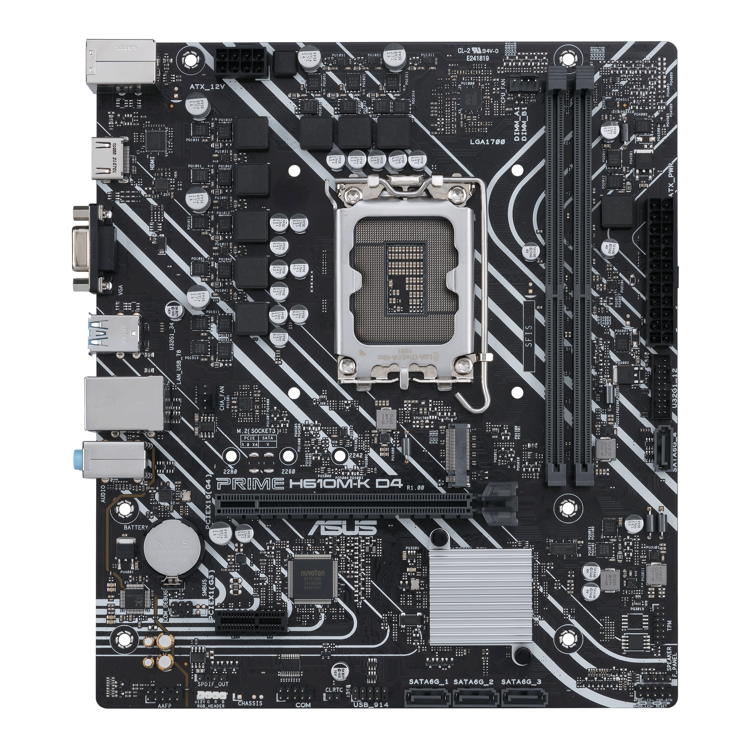 مادربرد ASUS PRIME H610M-K D4