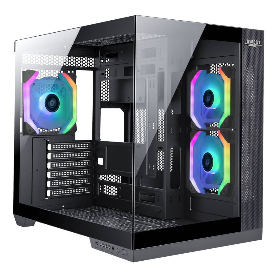 قاب کیس AWEST AQ12MB BLACK