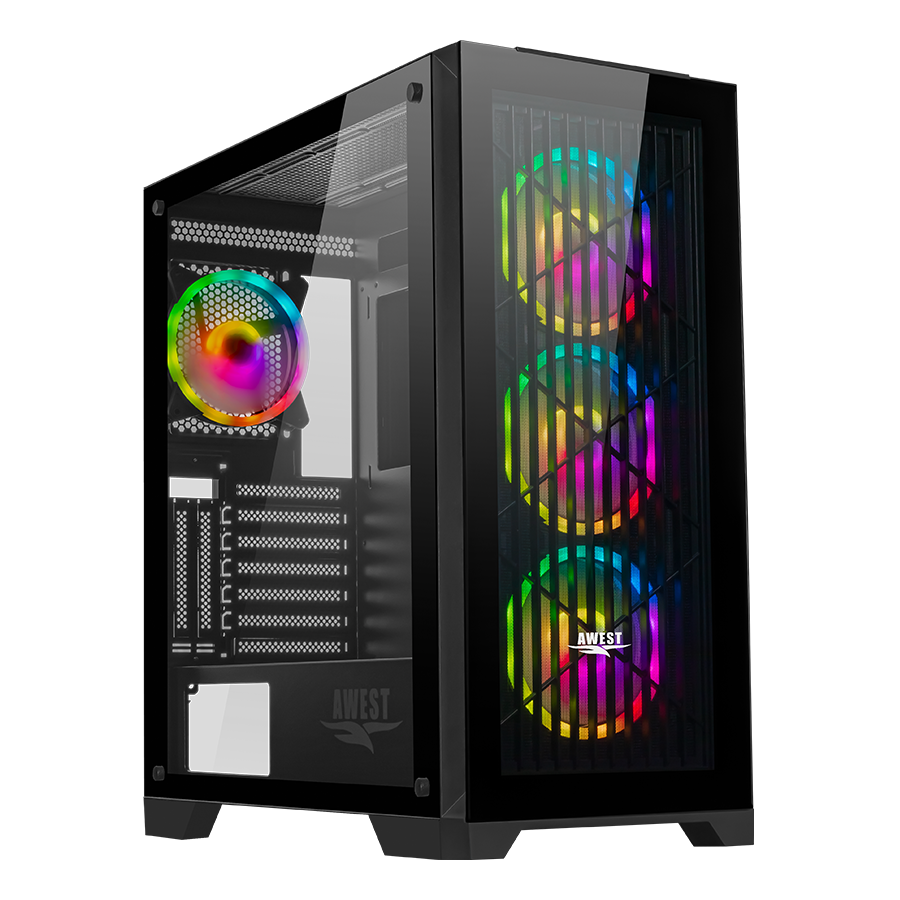 قاب کیس AWEST AV312MB BLACK