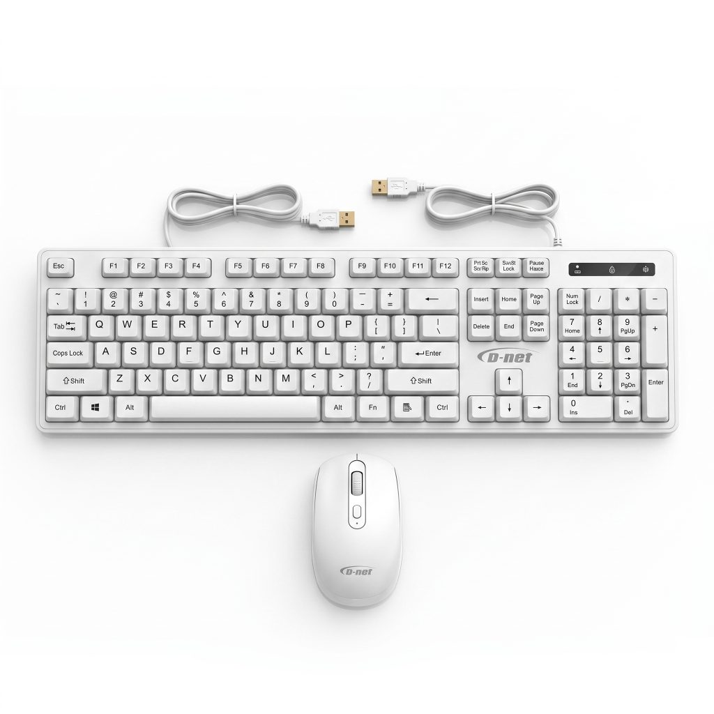 کیبورد و موس سیمی D-NET DT-998