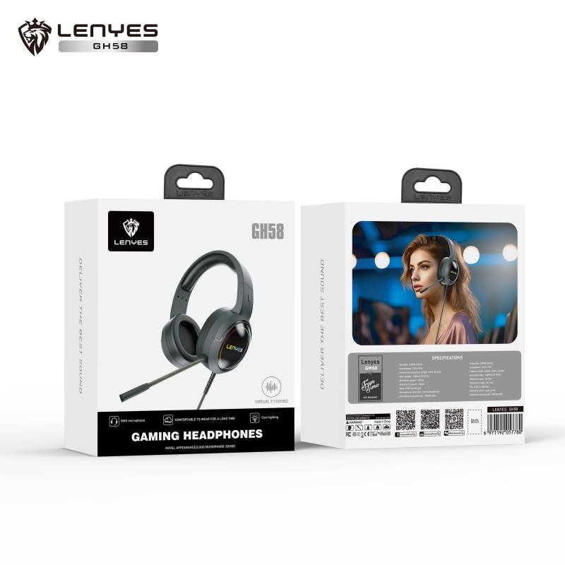 هدست گیمینگ LENYES GH58 RGB
