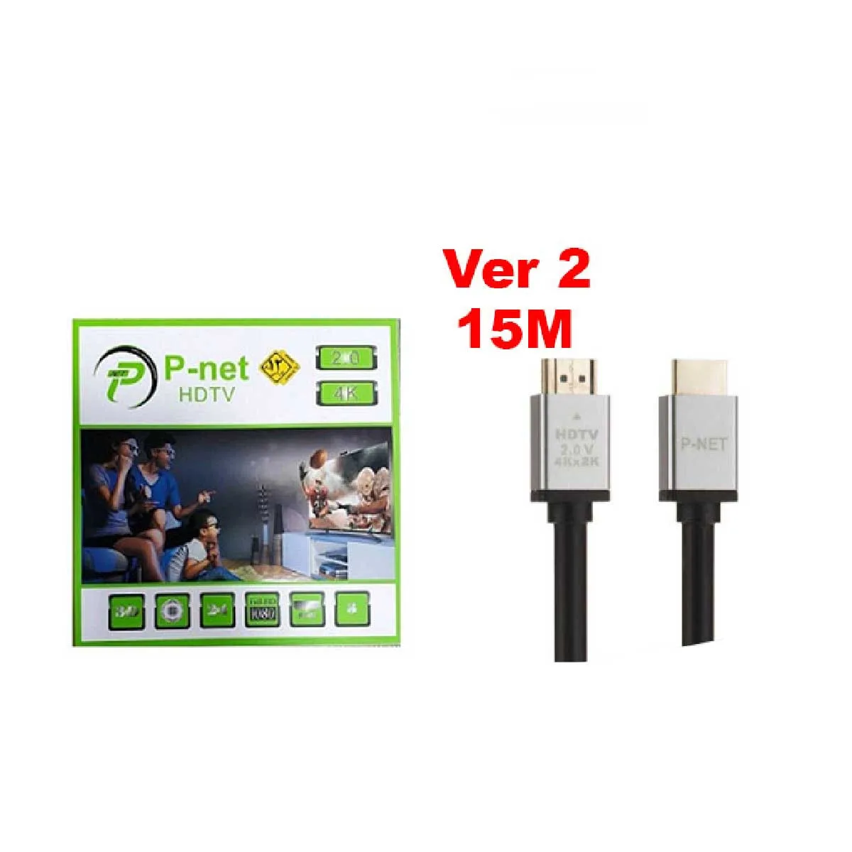 کابل HDMI طول 15 متر P-NET