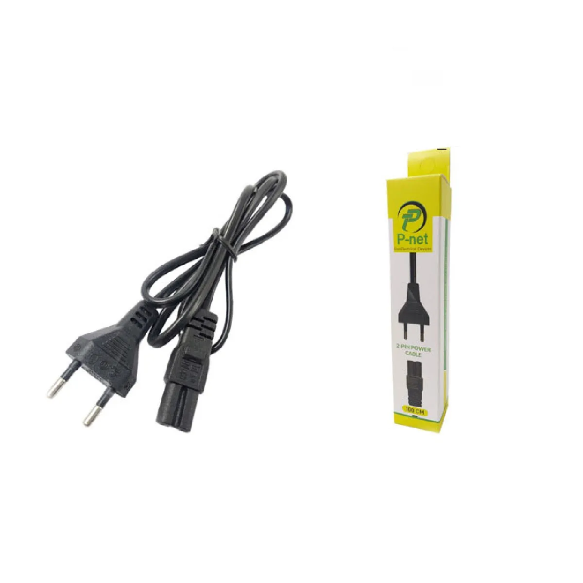 کابل برق دو شاخه (رادیویی) طول 1 متر P-NET