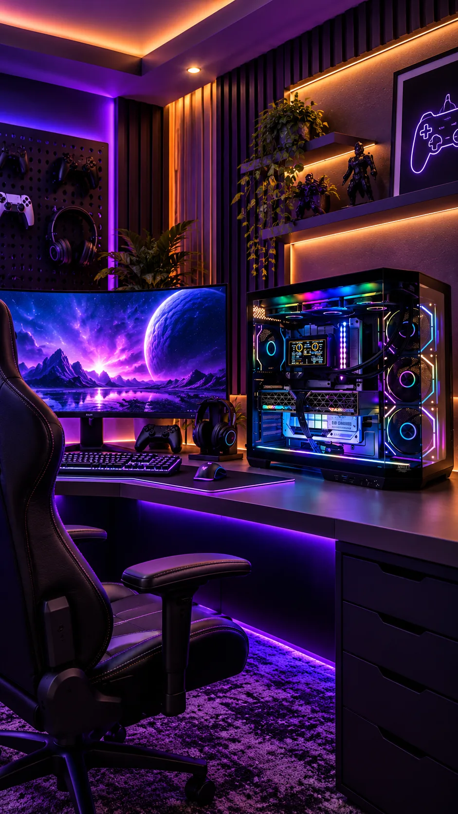 کیس گیمینگ حرفه‌ای مارت دی | i9-14900K | RTX 4060 GIGABYTE 8GB | RAM 16GB DDR5 | SSD 1TB