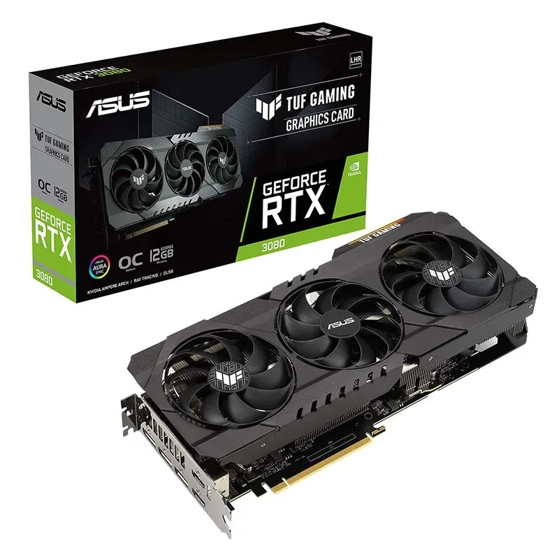 کارت گرافیک کارکرده  RTX3080-12G TUF ASUS