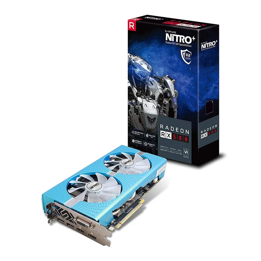 کارت گرافیک کارکرده RX580 NITRO+ SPECIAL EDITION 8GB